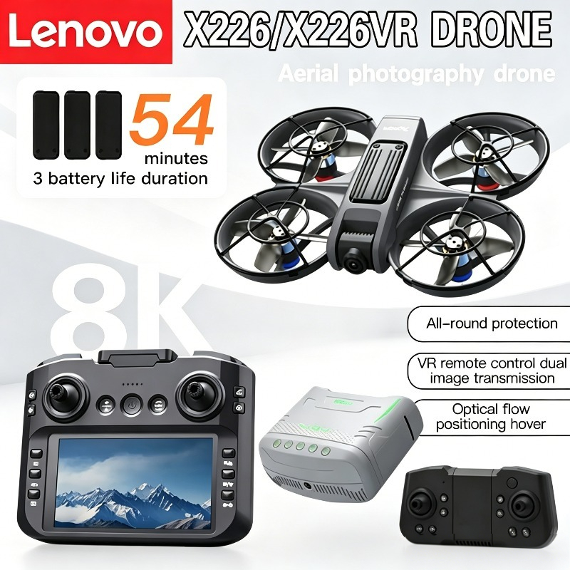 Drone Camera Professional - Lenovo X226/X226VR 8K Drone Professional Remote
