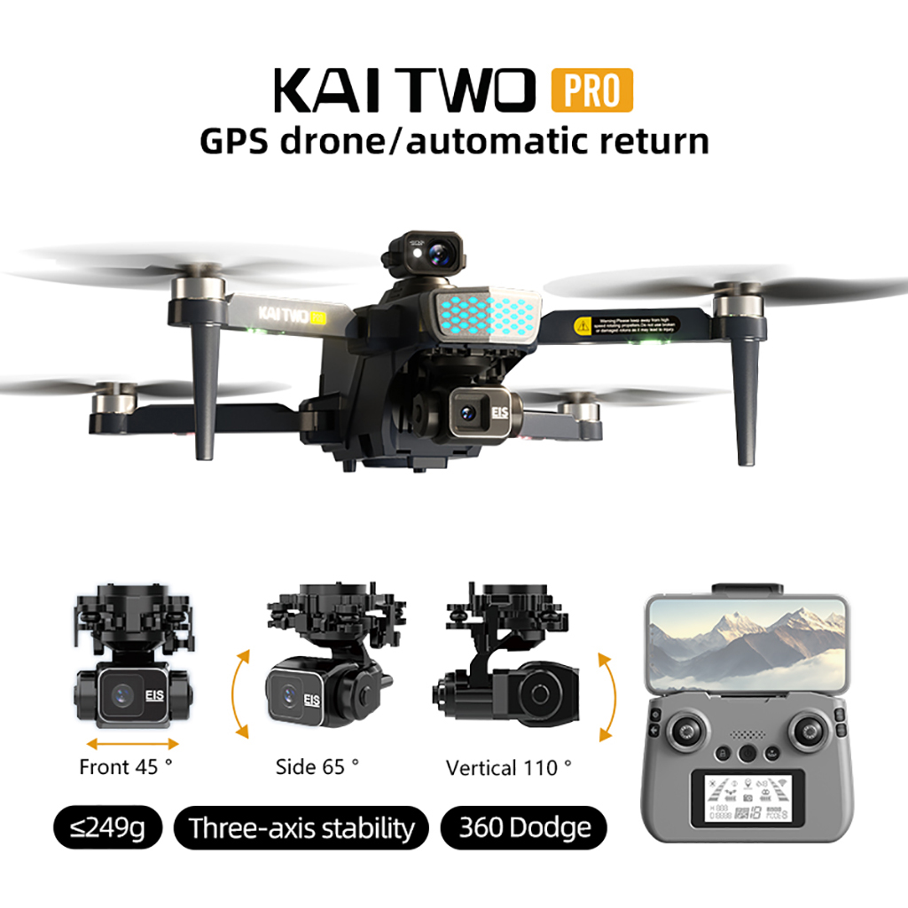 KAI TWO PRO GPS Drone 4K Profe - Drone Camera Professional avis et prix