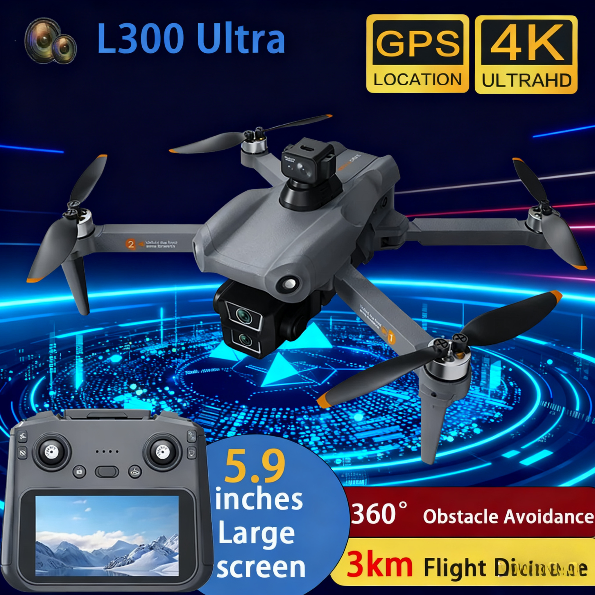 L300 Ultra Drone Professional  - Drone Camera Wide Angle avis et prix