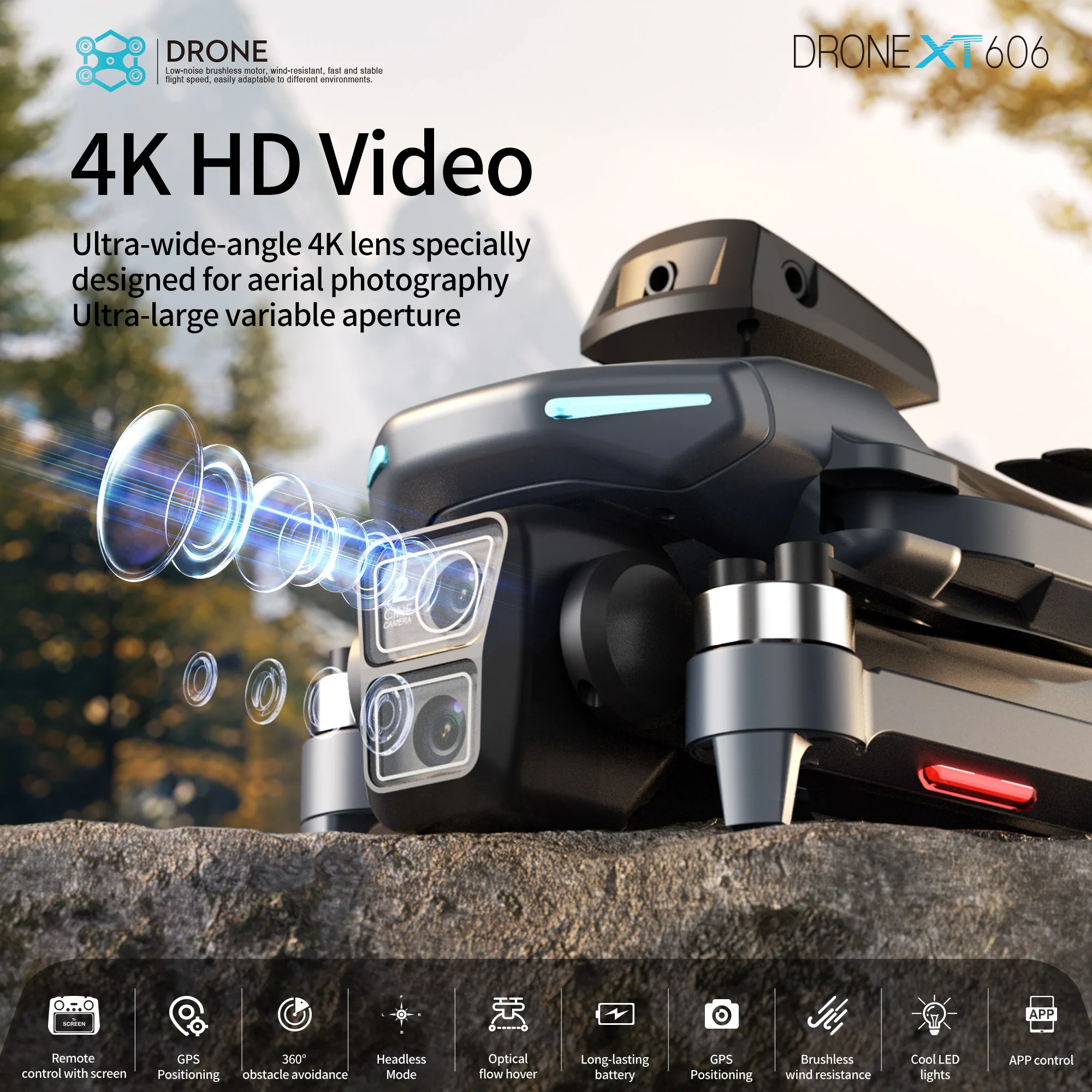 Lenovo XT606 Drone Professiona - Drone Camera Thermal avis et prix
