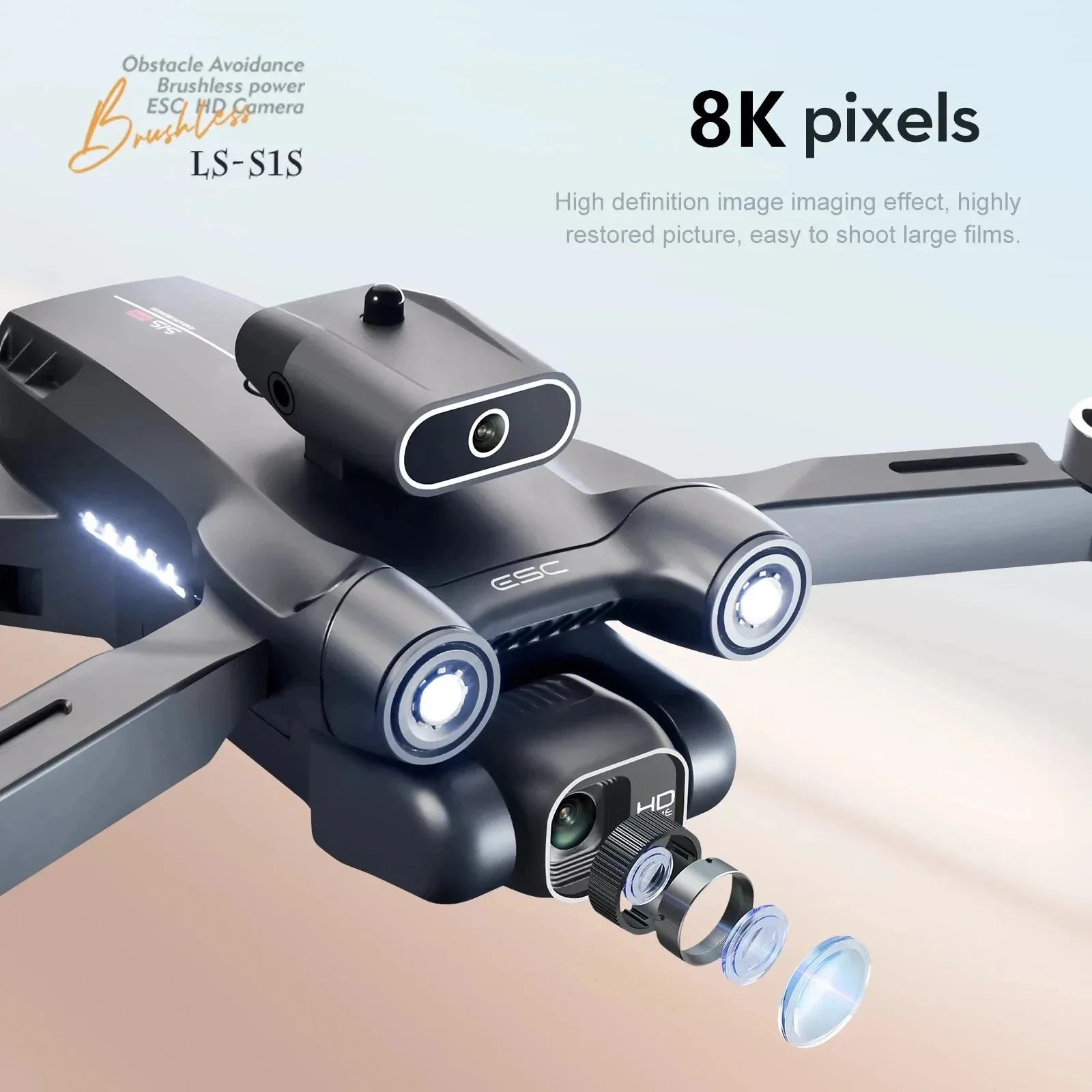 New S1S 5G GPS Drone Camera 8K - Drone Camera Hd avis et prix