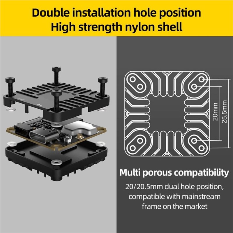 Heatsink Aluminum Parts Wide-A - Drone Camera Case avis et prix