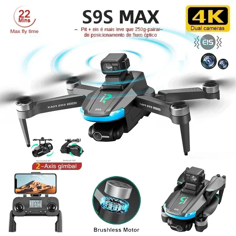 NEW S9S MAX MINI Drone 4K 2-Ax - Drone Camera 4K avis et prix