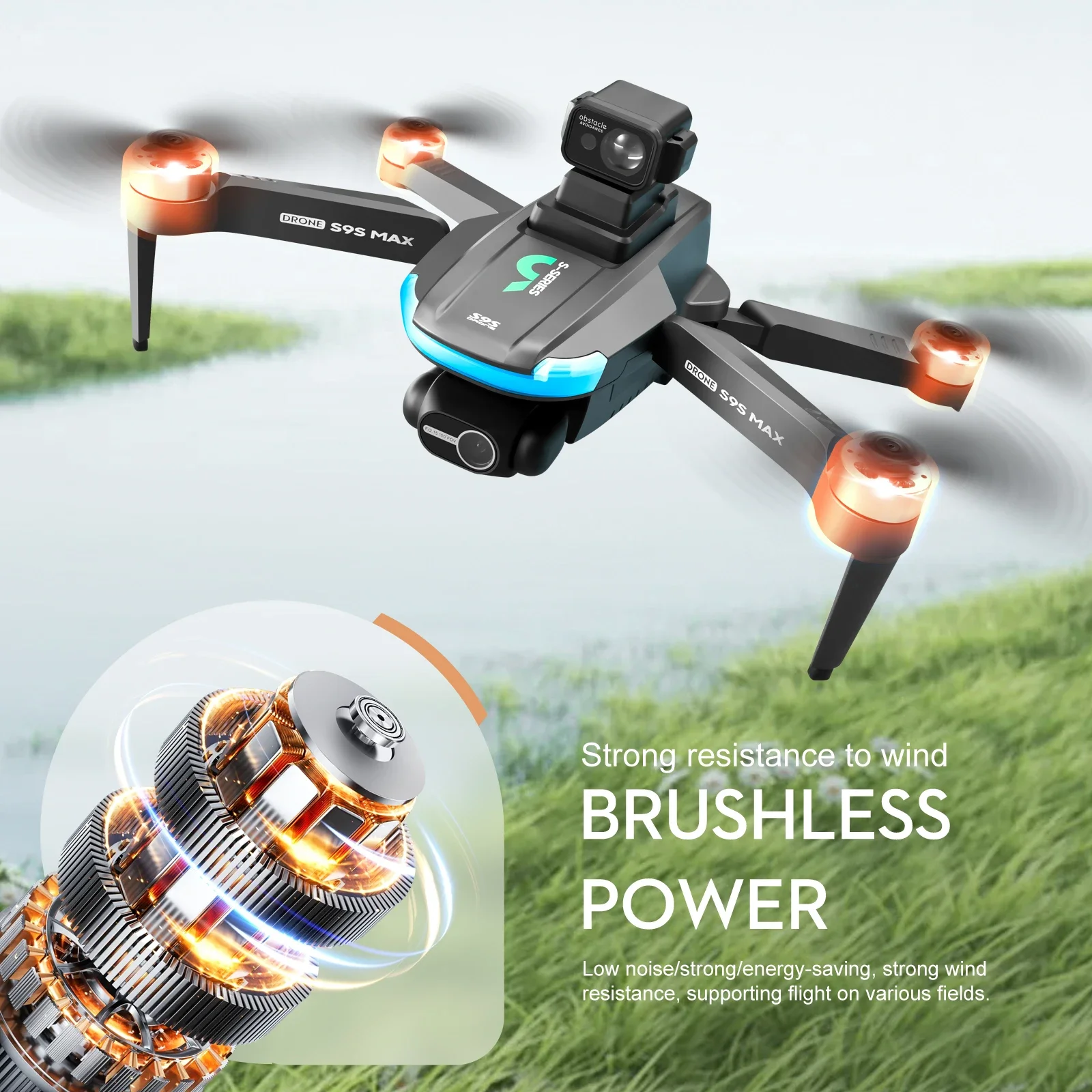 NEW S9S MAX MINI Drone 4K 2-Ax - Drone Camera 4K avis et prix