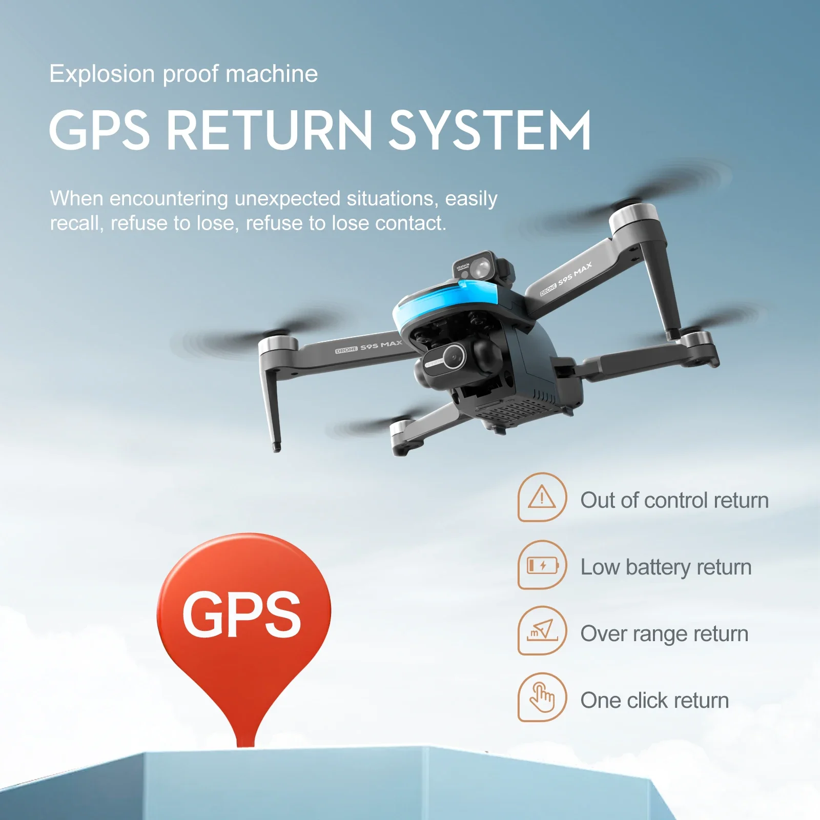 NEW S9S MAX MINI Drone 4K 2-Ax - Drone Camera 4K avis et prix