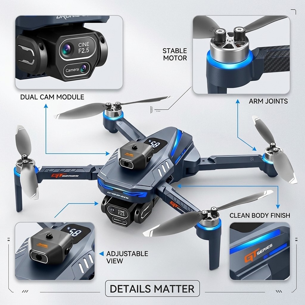 New GT8 Drone Professional 8K  - Drone Camera Night Vision avis et prix