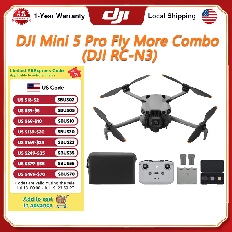 DJI Mini 5 Pro Drone Fly More  - Drone Camera Vlog avis et prix
