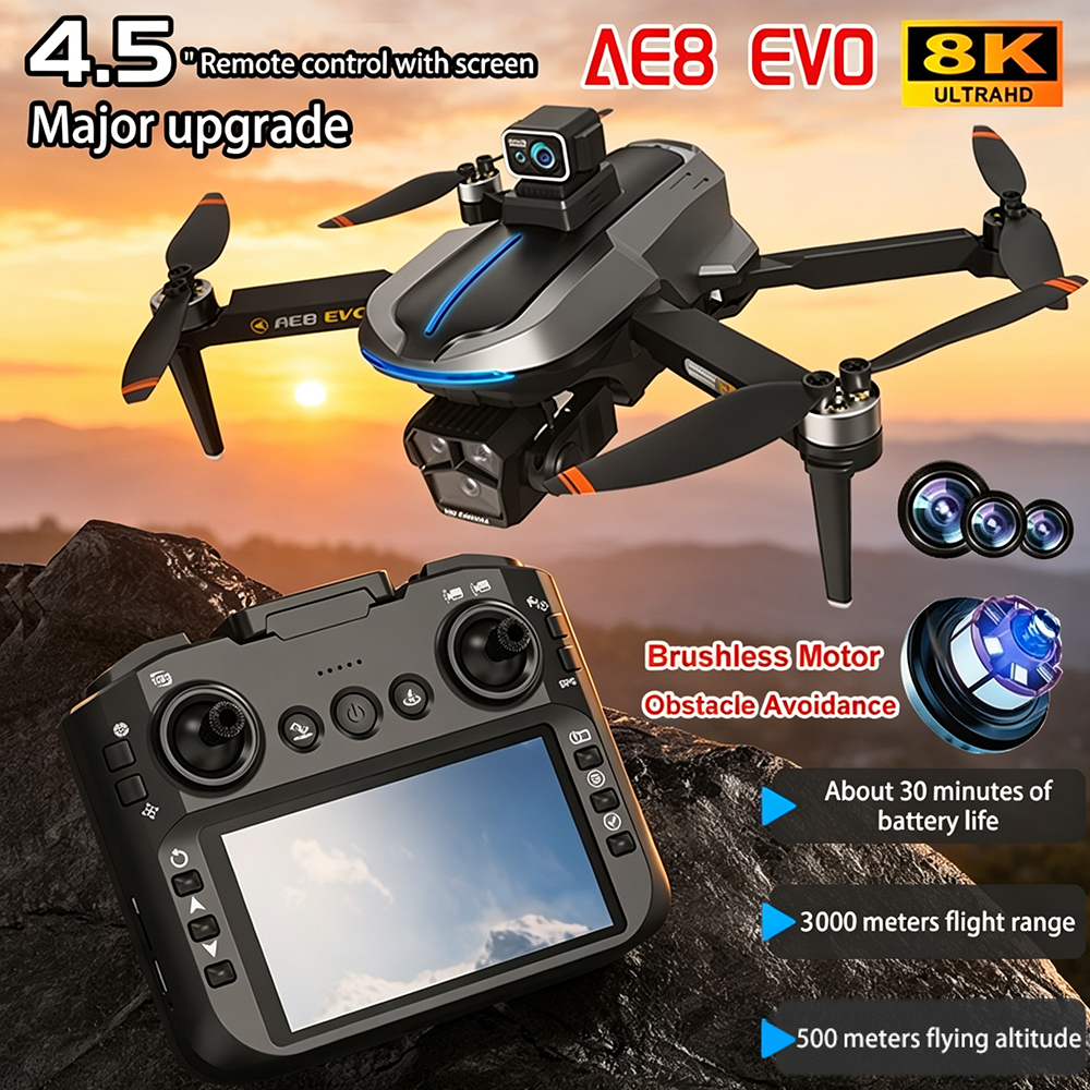 AE8 EVO Drone 4K Professional  - Drone Camera Night Vision avis et prix