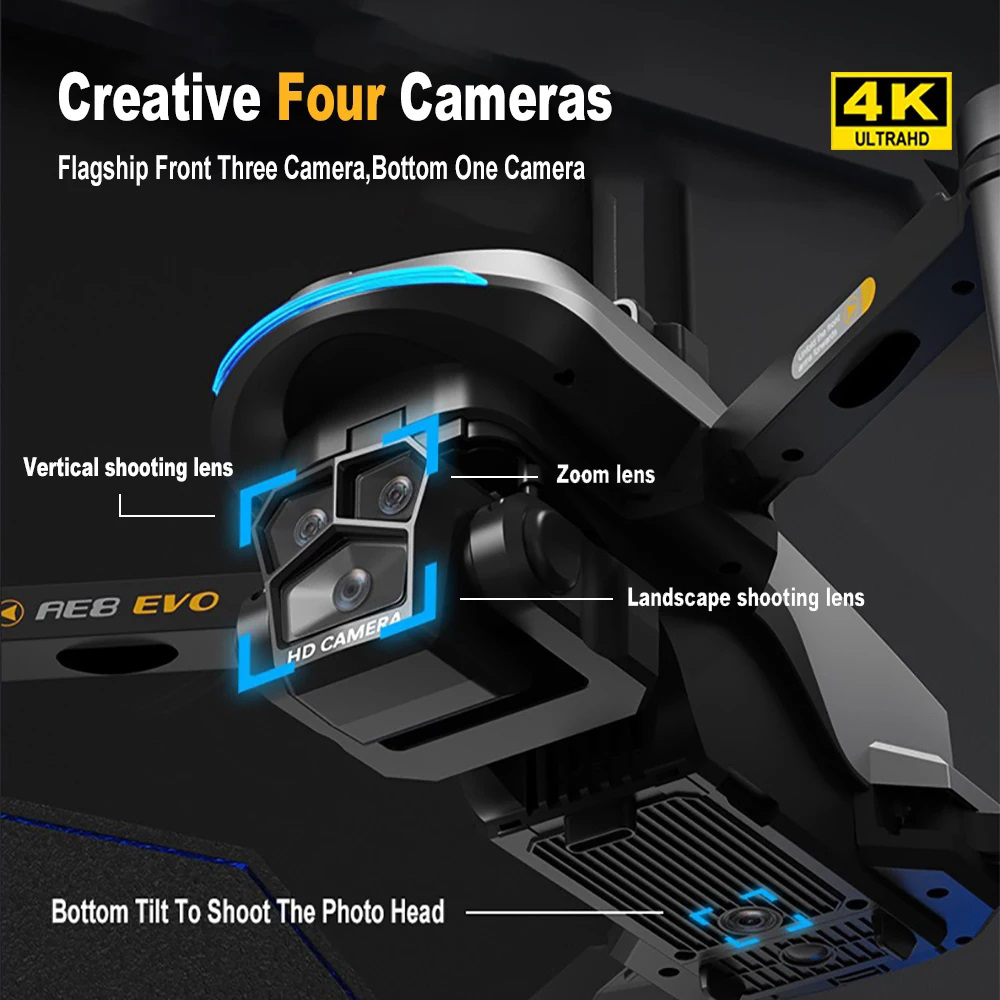 AE8 EVO Drone 4K Professional  - Drone Camera Night Vision avis et prix