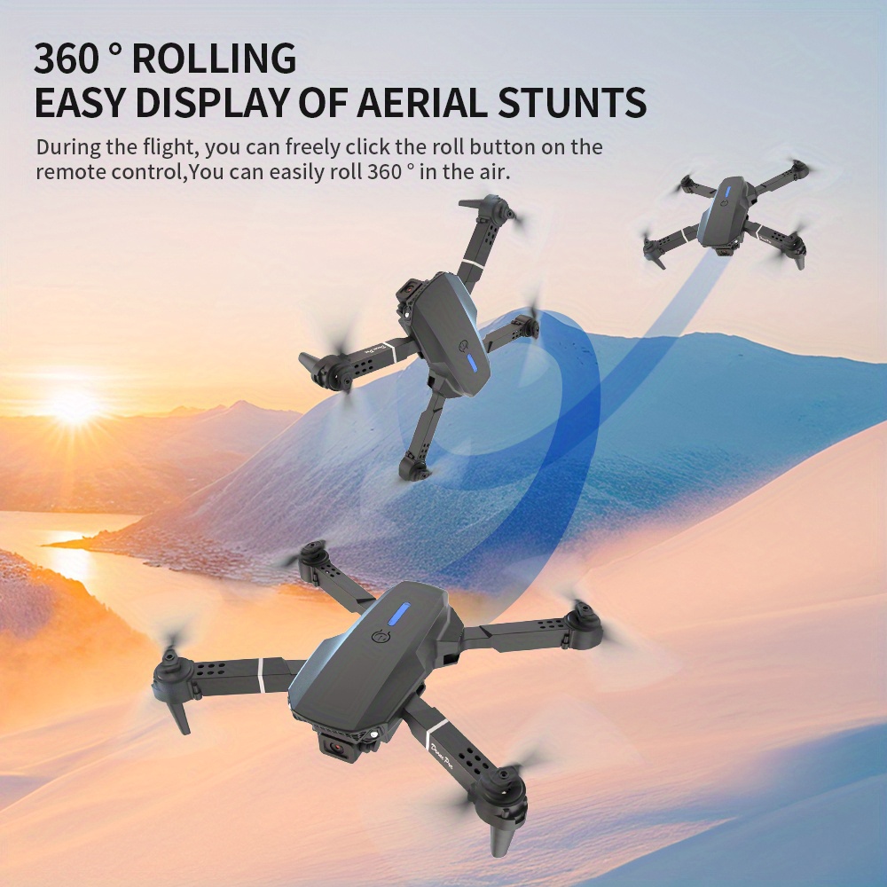 E88 Pro RC Drone WiFi FPV Heig - Drone Camera Wide Angle avis et prix