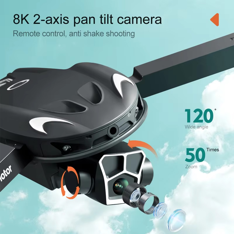 V166 8K Mini Drone FPV Wide An - Drone Camera Wide Angle avis et prix