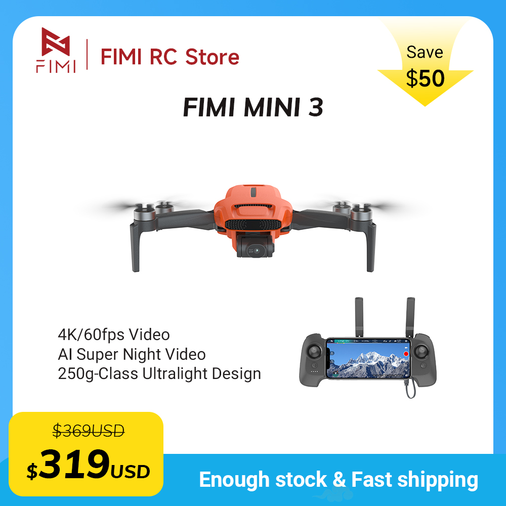 FIMI MINI 3 Camere drone 4K 60 - Drone Camera With Gimbal avis et prix