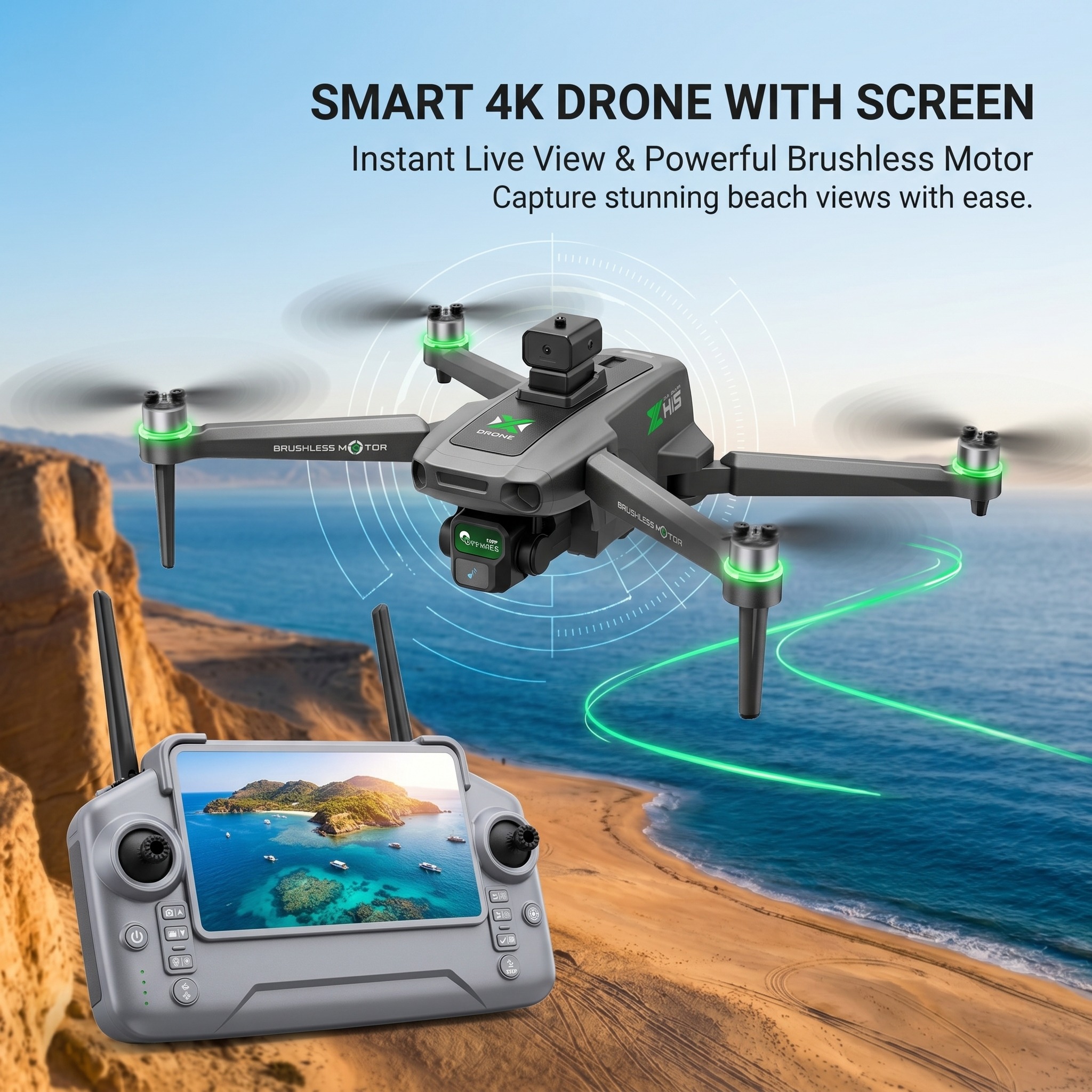 2026 New ZH8 Drone 4K Camera w - Drone Camera Night Vision avis et prix