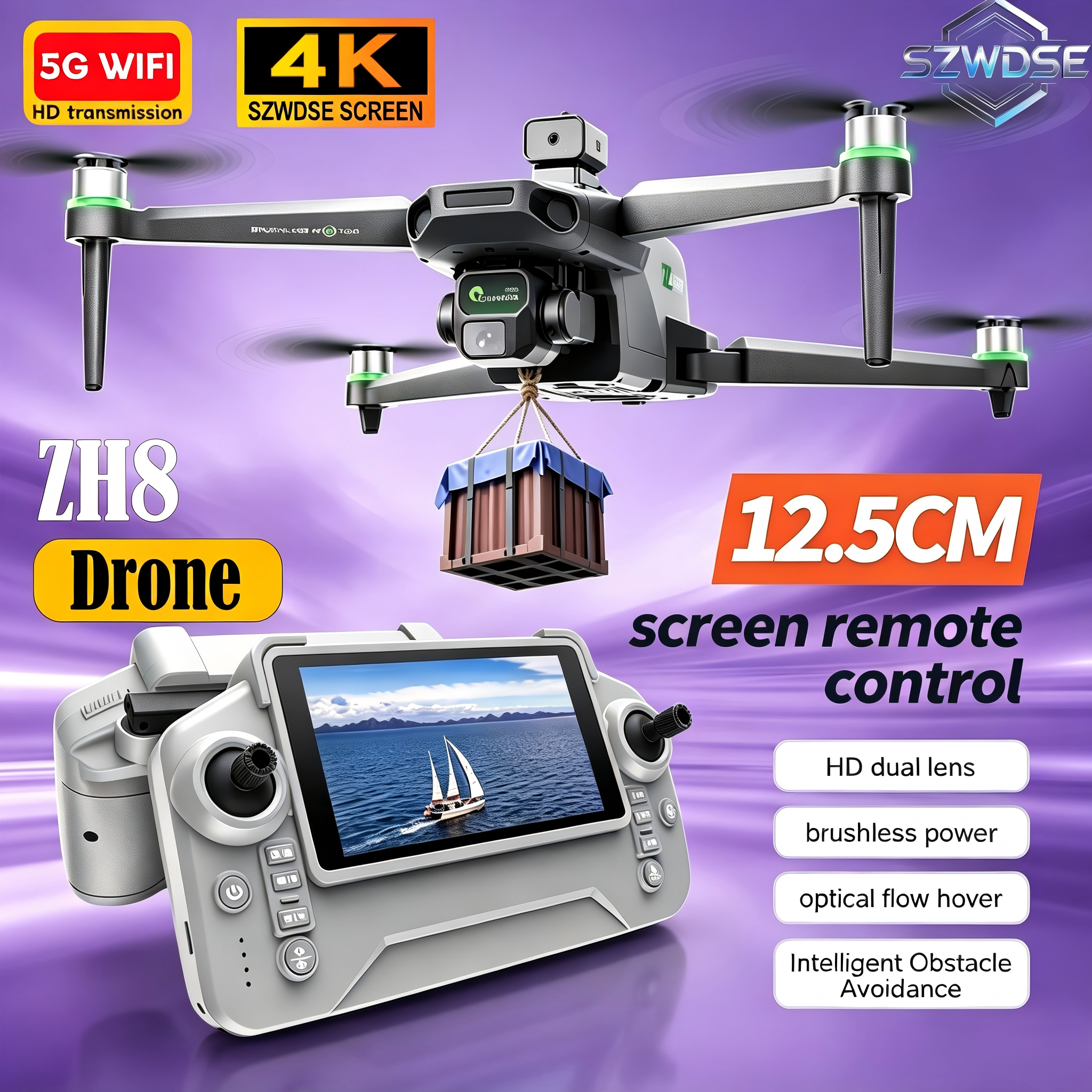 2026 New ZH8 Drone 4K Camera w - Drone Camera Night Vision avis et prix