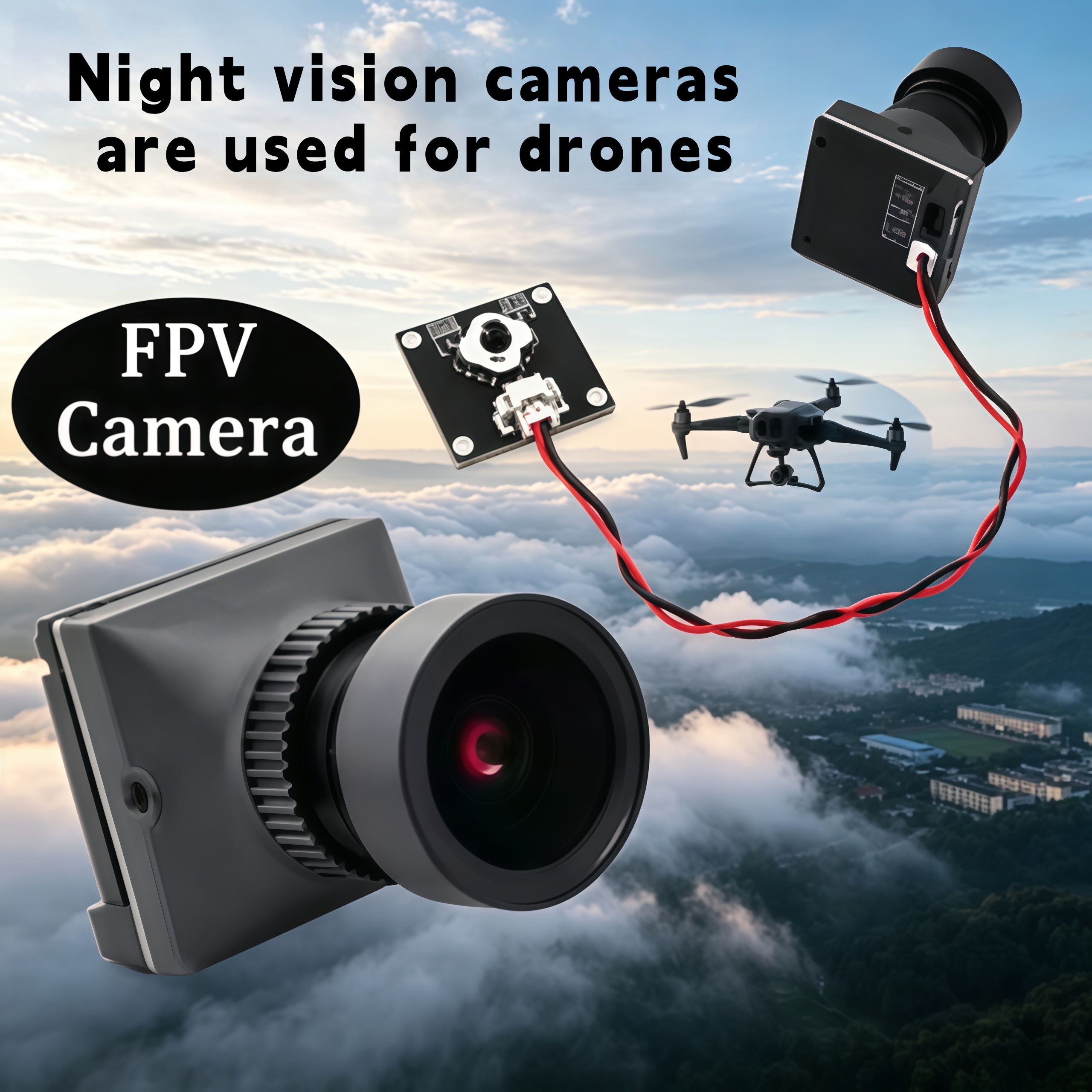1500TVL HD CADDX Snail FPV Cam - Drone Camera Hd avis et prix