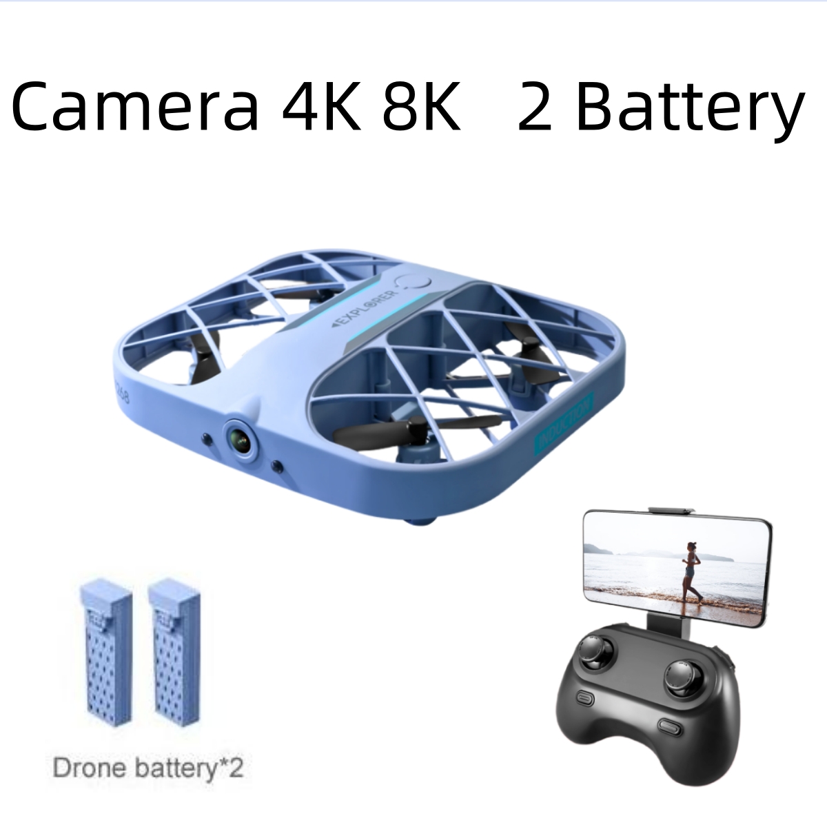 JJRC H107 FPV RC Drone with 2  - Drone Camera Hd avis et prix